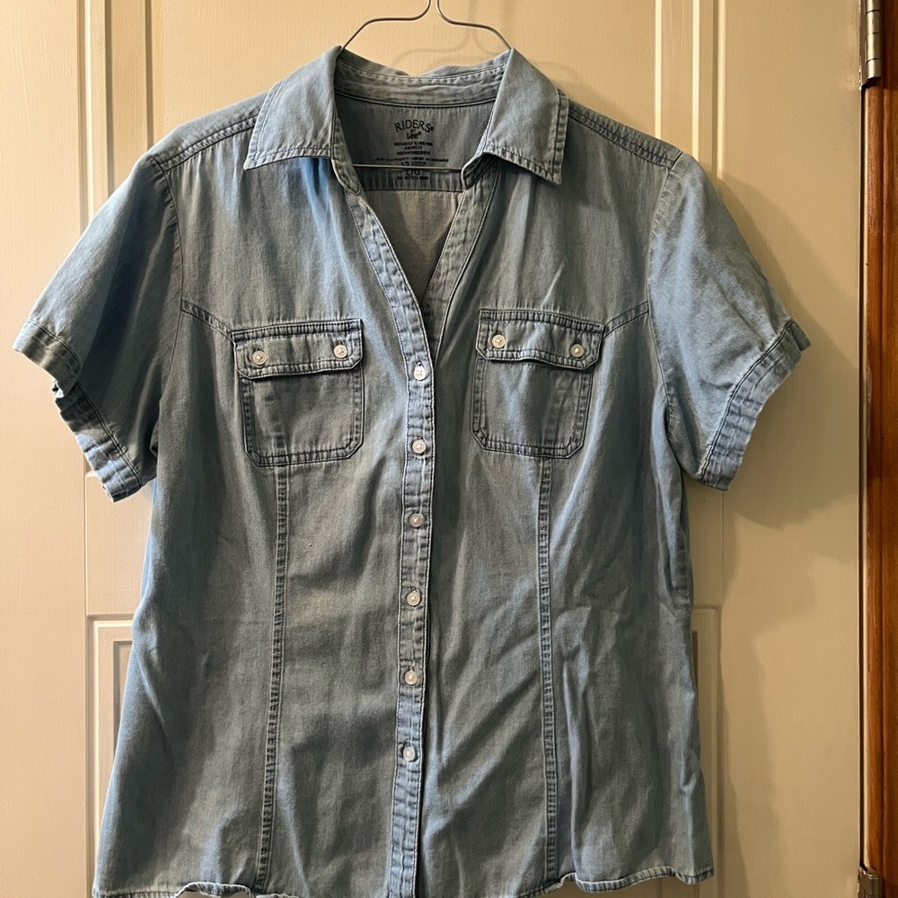 Lee Riders Light Blue Denim Shirt